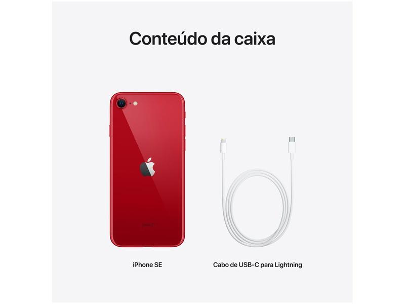 Apple iPhone SE 3ª geração 128GB (PRODUCT)RED - iPhone - Magazine